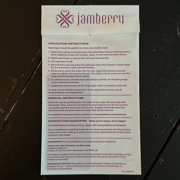 Jamberry Nail Wraps - London Double - Picture 5 of 8